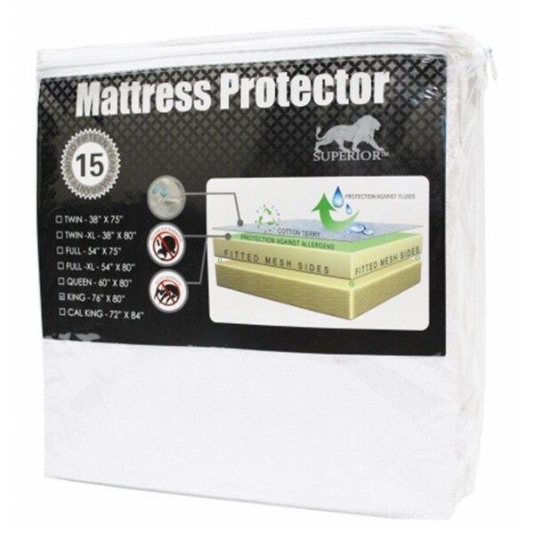 Superior Superior MATT PRO TW Superior Hypoallergenic 100% Waterproof Twin Premium Mattress Protector - 15 Year Warranty MATT PRO TW - main